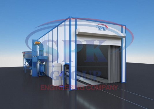 Дробеструйная камера проходного типа SPK-16.6.5 