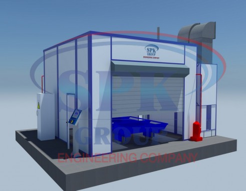 Окрасочно-сушильная камера тупикового типа SPK-5.5.4 