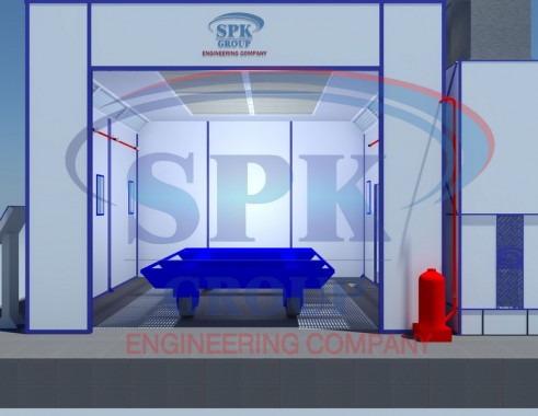 Окрасочно-сушильная камера тупикового типа SPK-5.5.4 