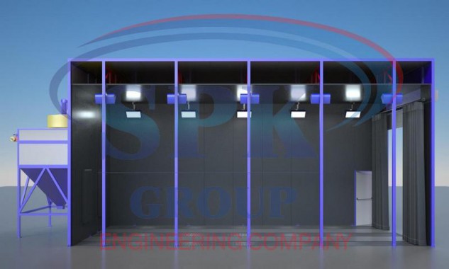 Дробеструйная камера тупикового типа SPK-10.5.5