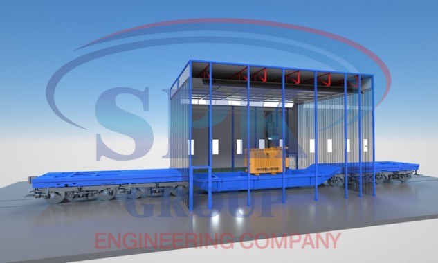 Окрасочно-сушильная камера проходного типа SPK-11.9.7