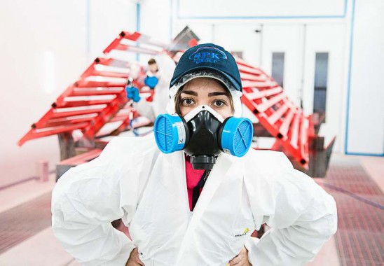 Покраска в окрасочно-сушильной камере для окраски металлоконструкций и ферм SPK 15.4.6, г. Астана (Казахстан) 