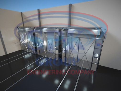 Телескопическая окрасочно-сушильная камера SPK-16.5.5