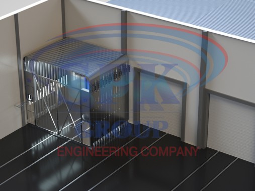 Телескопическая окрасочно-сушильная камера SPK-16.5.5