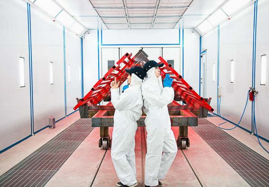 Покраска в окрасочно-сушильной камере для окраски металлоконструкций и ферм SPK 15.4.6, г. Астана (Казахстан) 