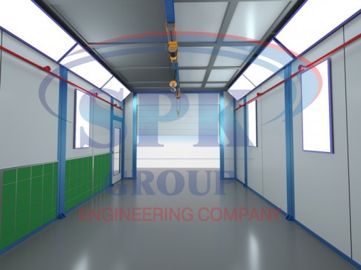 Окрасочно-сушильная камера проходного типа SPK-5.3.3 