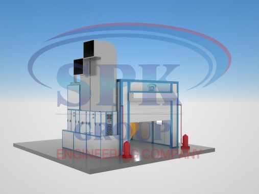 Окрасочно-сушильная камера проходного типа SPK-5.3.3 