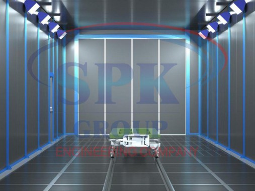 Дробеструйная камера проходного типа SPK-Р 15.5.4