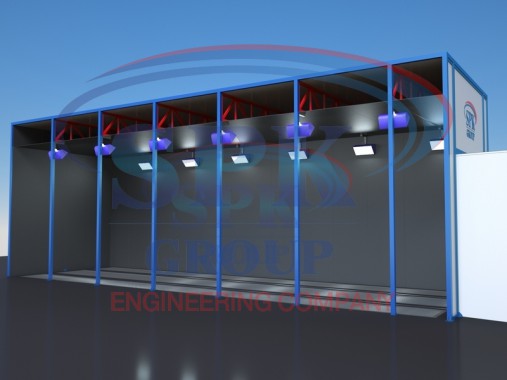 Дробеструйная камера проходного типа SPK-13.4.4 