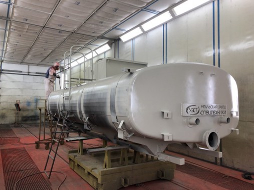 Камера окраски и сушки для рам прицепов, полуприцепов и цистерн SPK-20.6.5