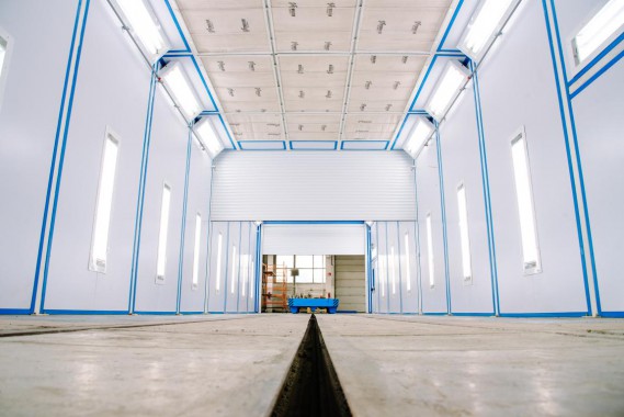 Проходная окрасочно-сушильная камера SPK-17.5.4, г. Ленинск-Кузнецкий