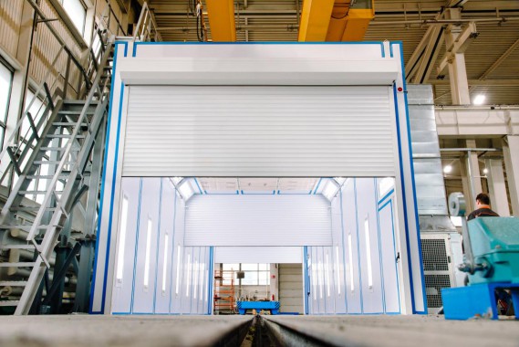 Проходная окрасочно-сушильная камера SPK-17.5.4, г. Ленинск-Кузнецкий