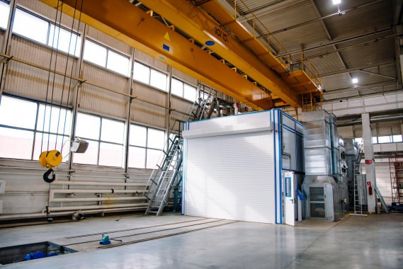 Проходная окрасочно-сушильная камера SPK-17.5.4, г. Ленинск-Кузнецкий