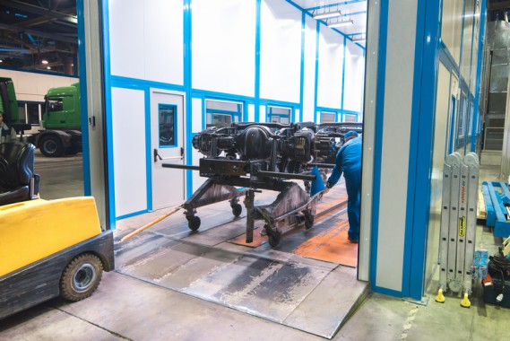 Cушильная камера для шасси автомобилей Mercedes Benz SPK-16.6.5, г. Набережные Челны