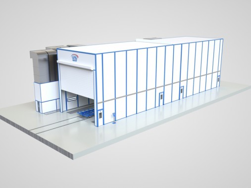 Окрасочно-сушильная камера проходного типа SРК - 30.8.8