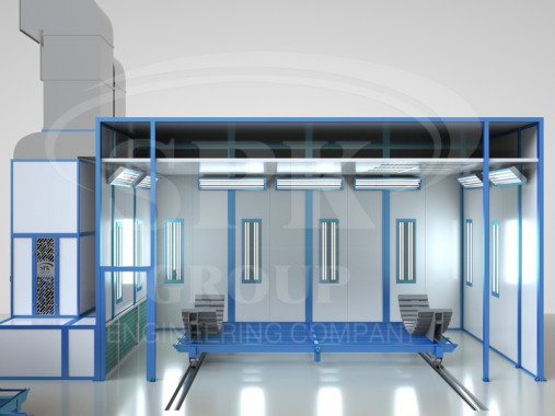 Окрасочно-сушильная камера тупикового типа SРК - 5.8.4