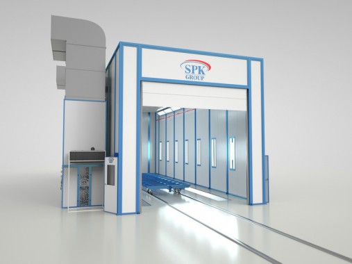 Окрасочно-сушильная камера тупикового типа SPK-14.5.4