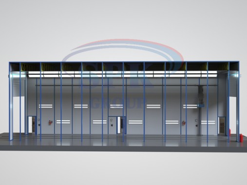 Покрасочно-сушильная камера для локомотивов SPK-Р 22.6.7