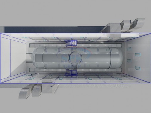Покрасочно-сушильная камера для цистерн SPK-18.6.6