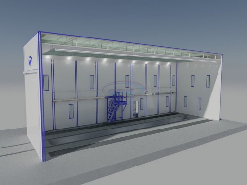 Покрасочно-сушильная камера для цистерн SPK-18.6.6