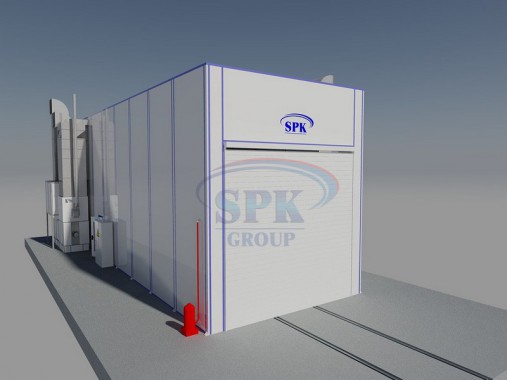 Покрасочно-сушильная камера для цистерн SPK-18.6.6