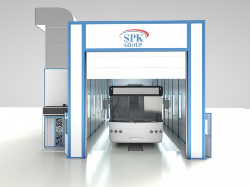 Окрасочно-сушильная камера проходного типа SPK-16.6.6