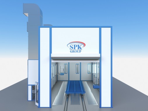 Окрасочно-сушильная камера тупикового типа SРК - 13.6.6