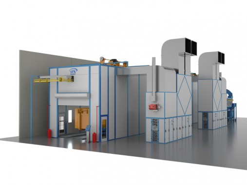 Комплекс подготовки, мойки окраски и сушки поверхности SРК - 35.16.5 