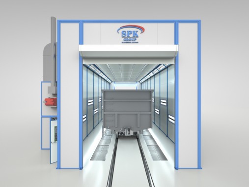Окрасочно-сушильная камера проходного типа SРК - 17.6.6