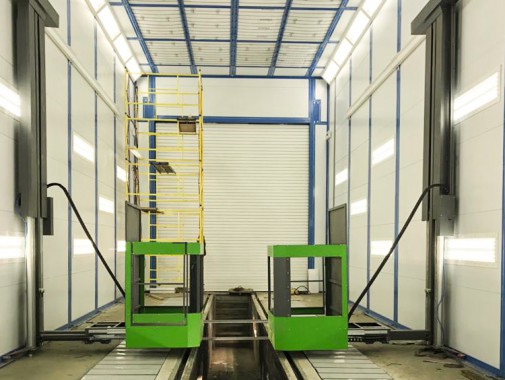 Покрасочно-сушильная камера для ж/д вагонов SPK-36.6.7, г. Рузаевка