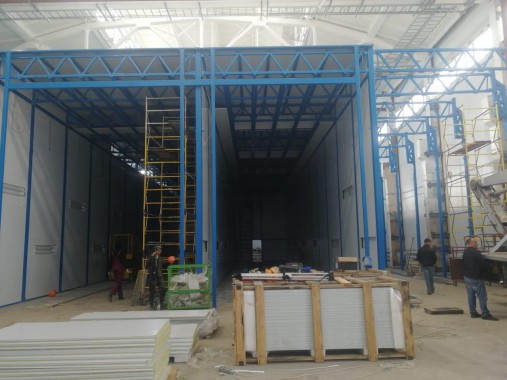 Комплекс подготовки, покраски и сушки для трамвайных вагонов, г. Тверь