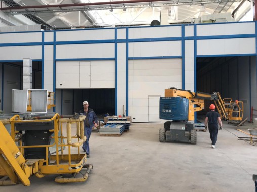 Комплекс подготовки, покраски и сушки для трамвайных вагонов, г. Тверь