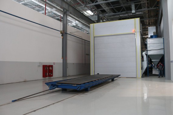 Комплекс подготовки, покраски и сушки для военной техники. Камера подготовки к покраске SPK-15.6.6, г. Астана