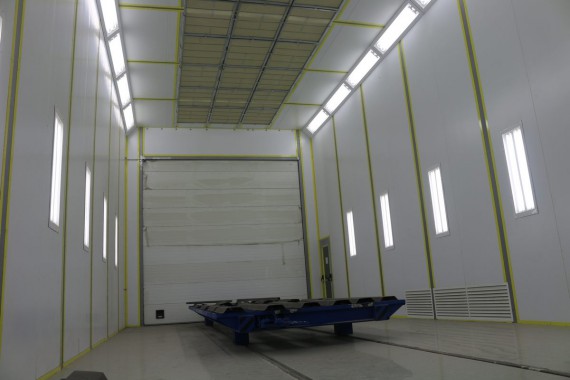 Комплекс подготовки, покраски и сушки для военной техники. Камера подготовки к покраске SPK-15.6.6, г. Астана