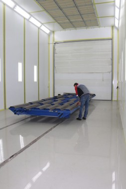 Комплекс подготовки, покраски и сушки для военной техники. Камера подготовки к покраске SPK-15.6.6, г. Астана