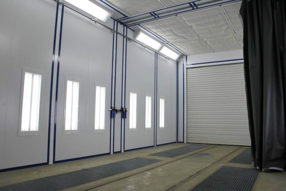 Проходная покрасочно-сушильная камера SPK-9.5.4 для нефтегазовой промышленности, г. Чермоз (Пермский край)