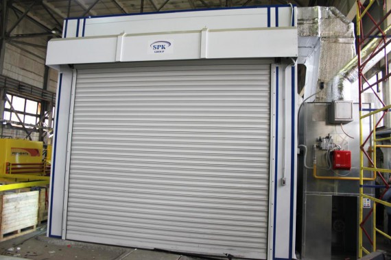 Проходная покрасочно-сушильная камера SPK-9.5.4 для нефтегазовой промышленности, г. Чермоз (Пермский край)