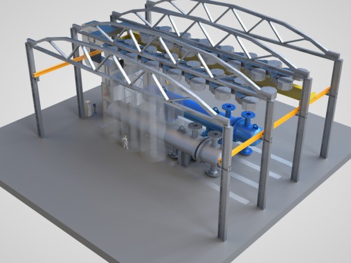 Зона открытой окраски для емкостного и теплообменного оборудования SPK-Z 21.12