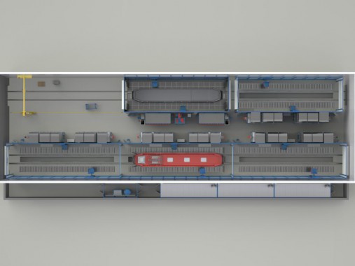 Комплекс подготовки и покраски для кузовов трамваев и троллейбусов SPK
