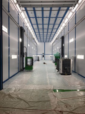 Комплекс подготовки, покраски и сушки для трамвайных вагонов, г. Тверь