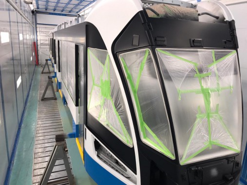 Комплекс подготовки, покраски и сушки для трамвайных вагонов, г. Тверь