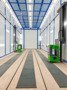 Проходная камера для окраски и сушки кузовов электровозов SPK-P 22.6.7