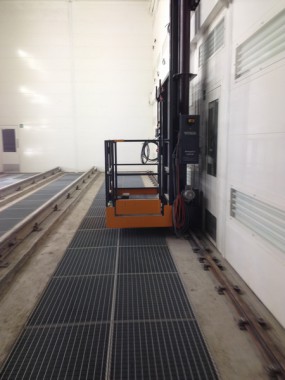 Электровозосборочный завод г. Астана (Казахстан). Камера окраски для локомотивов.