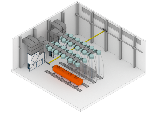 Зона открытой окраски для цистерн SPK-Z 15.12.9