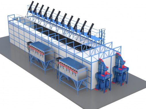 Дробеструйная камера SPK- D-25.6.6