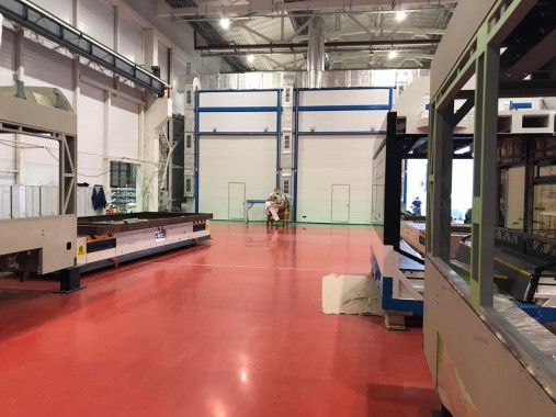 Комплекс подготовки, покраски и сушки для трамвайных вагонов, г. Тверь