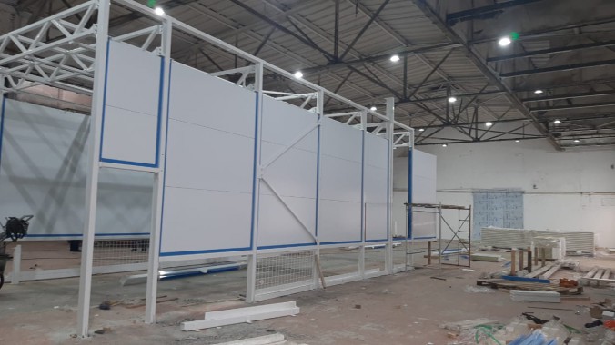 Покрасочно-сушильная камера для деталей спецтехники SPK-P 18.5.4