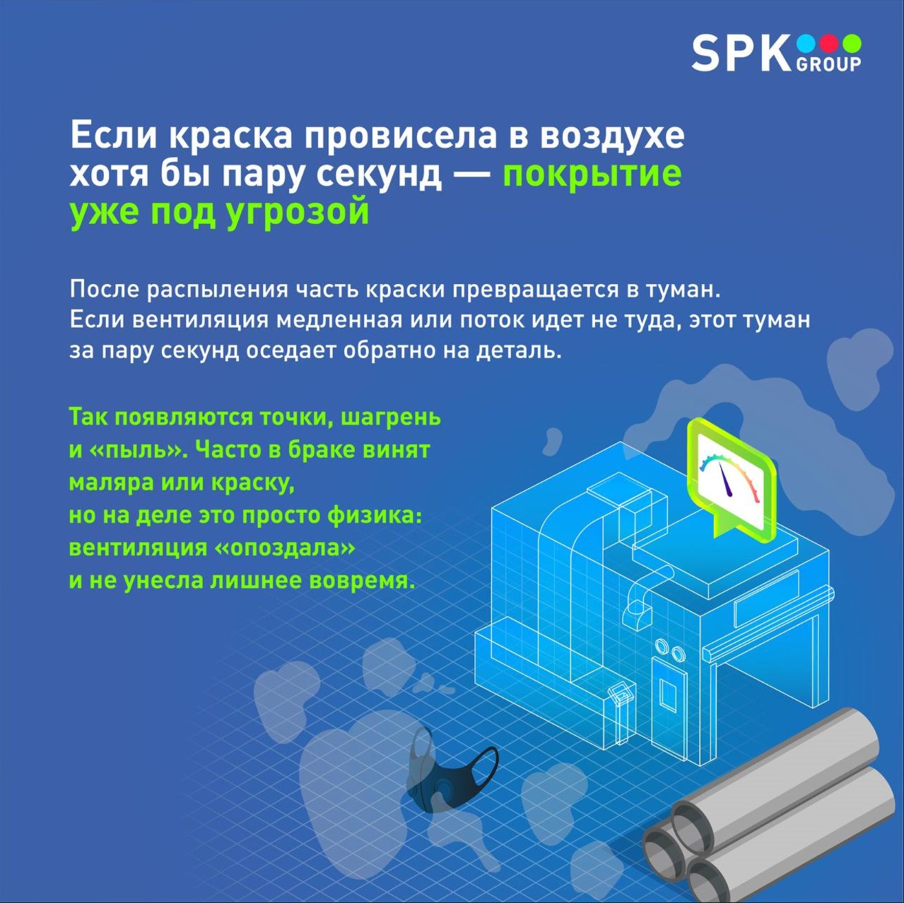 вентиляция в процессе окраски