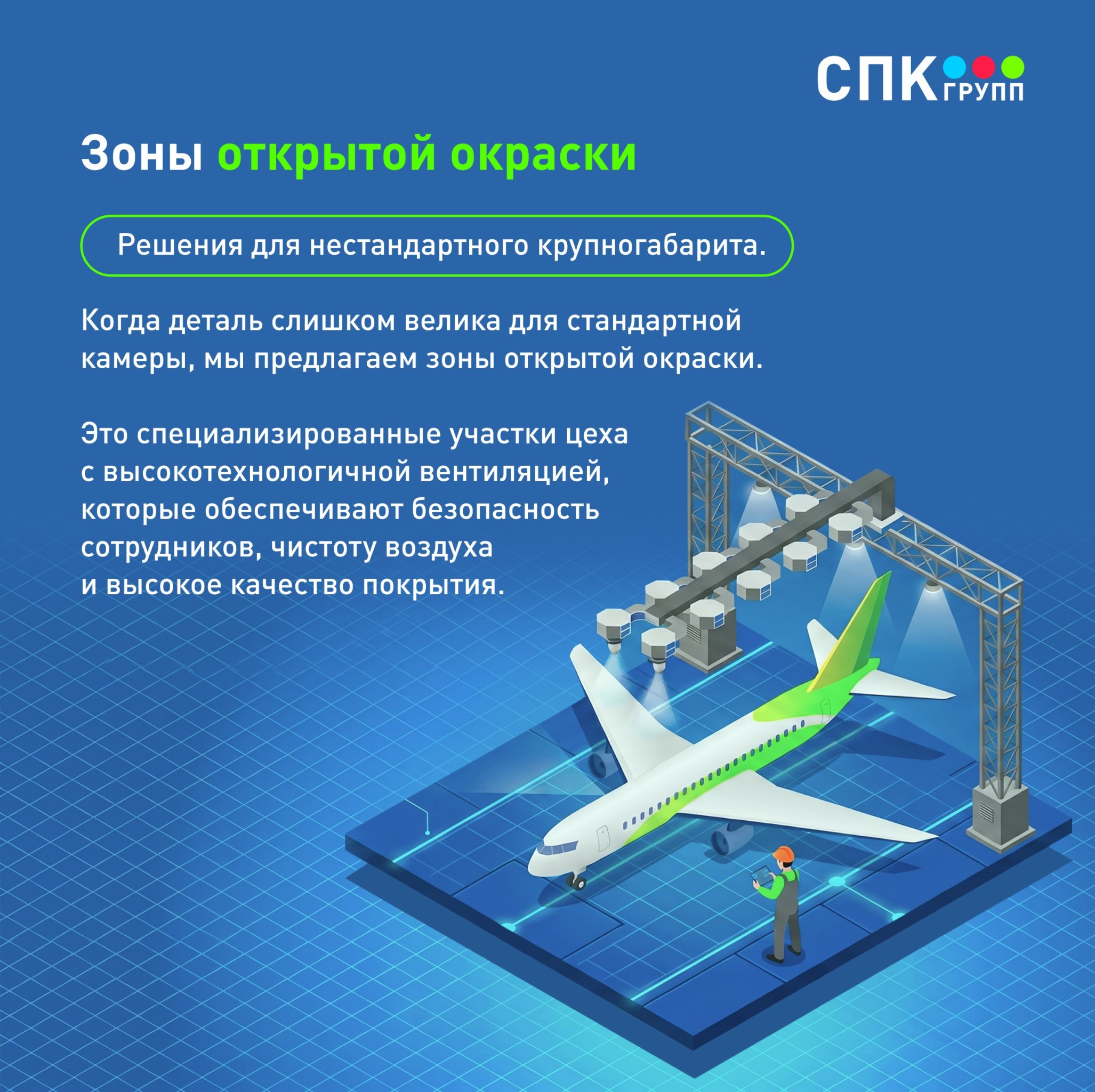 зоны открытой окраски для самолетов