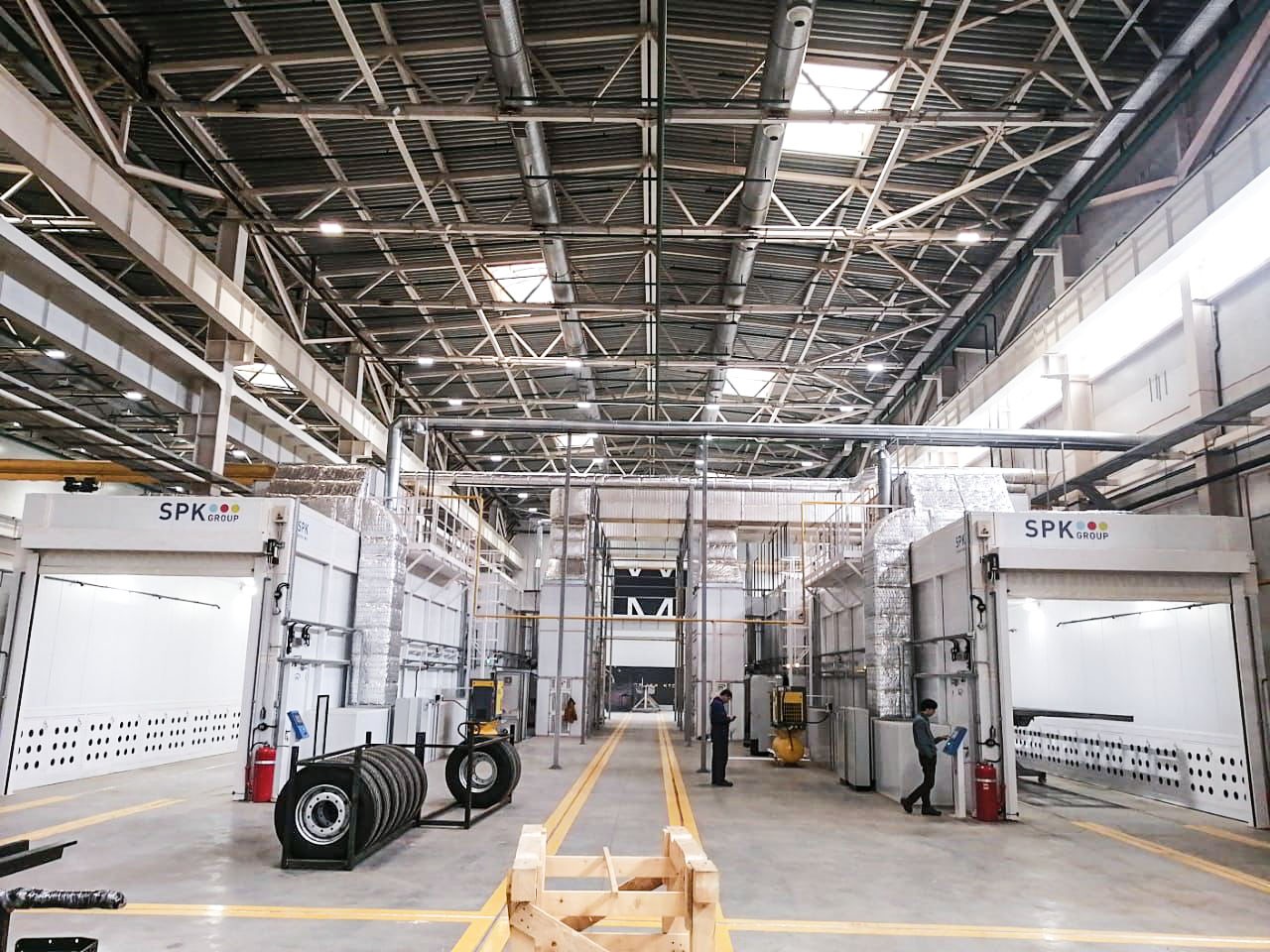 линия покраски авто